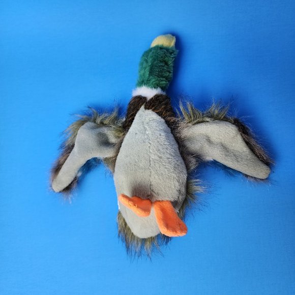 Realistic Mallard Duck Squeaking Plush Stuffed Animal Toy - Picture 3 of 7